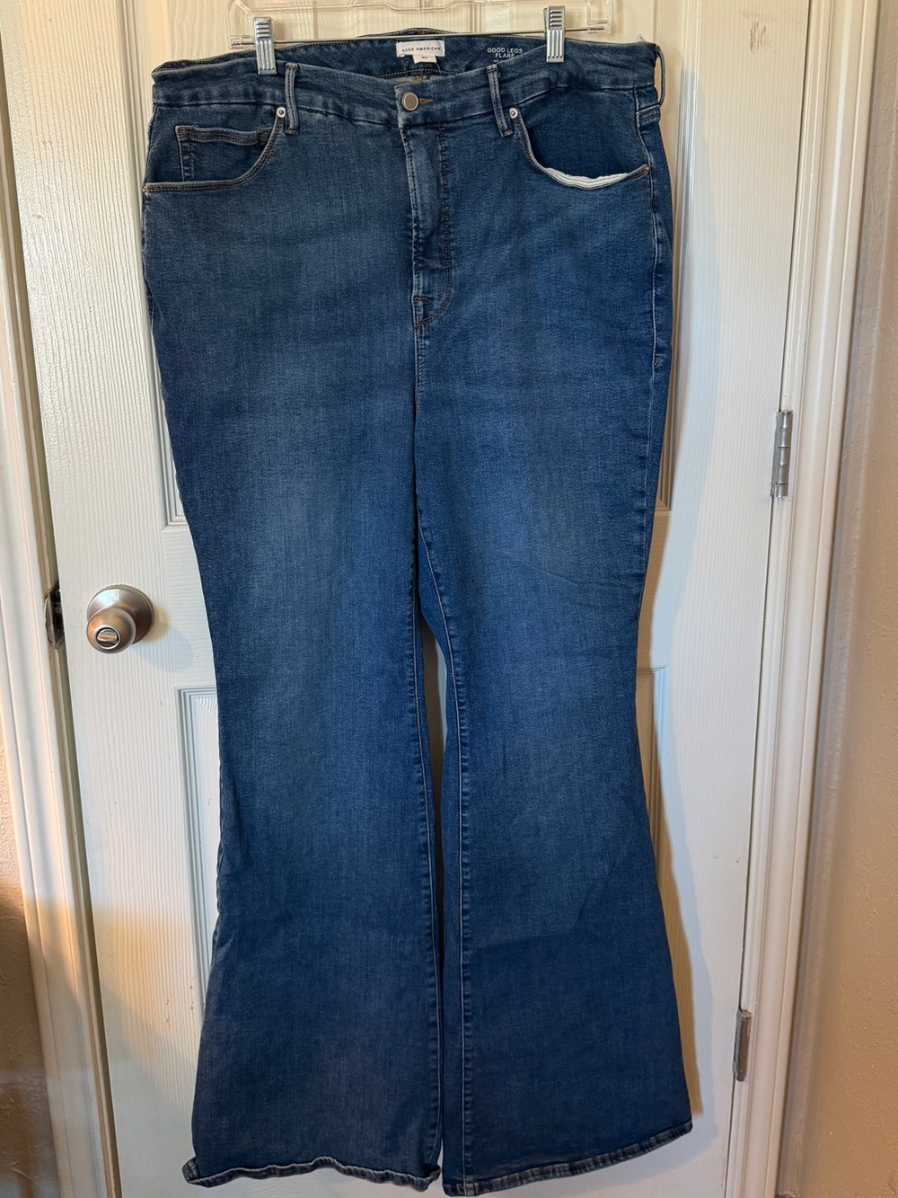 Good American Good Legs Flare Size 20 Tall Extra Long 37 Inseam